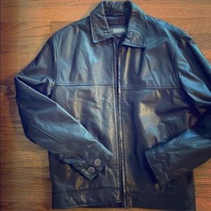 Classic leather jacket